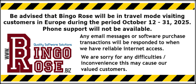Bingo Rose roadtrip June 2025